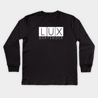 LUX Employee Bartender Kids Long Sleeve T-Shirt